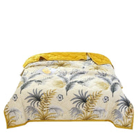 HKM-197395 Washed Cotton Summer Quilt with Free Gift Box Options in Modern Simplicity Design