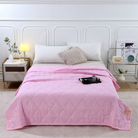 HKM-197395 Washed Cotton Summer Quilt with Free Gift Box Options in Modern Simplicity Design
