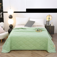 HKM-197395 Washed Cotton Summer Quilt with Free Gift Box Options in Modern Simplicity Design