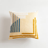 HKM-197523 Solid Color Daisy Embroidered Sofa Cushion Cover - 45x45cm & 30x50cm Sizes