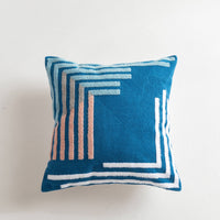 HKM-197523 Solid Color Daisy Embroidered Sofa Cushion Cover - 45x45cm & 30x50cm Sizes