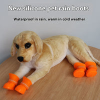 HKM-197715 Waterproof Non-Slip Pet Boots with Soft Bottom for All Seasons