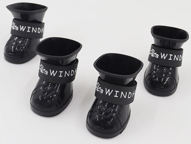 HKM-197715 Waterproof Non-Slip Pet Boots with Soft Bottom for All Seasons