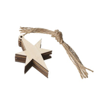 HKM-197843 Wooden Christmas Pendant Ornaments - Handmade Boxwood Figures for Festive Decor