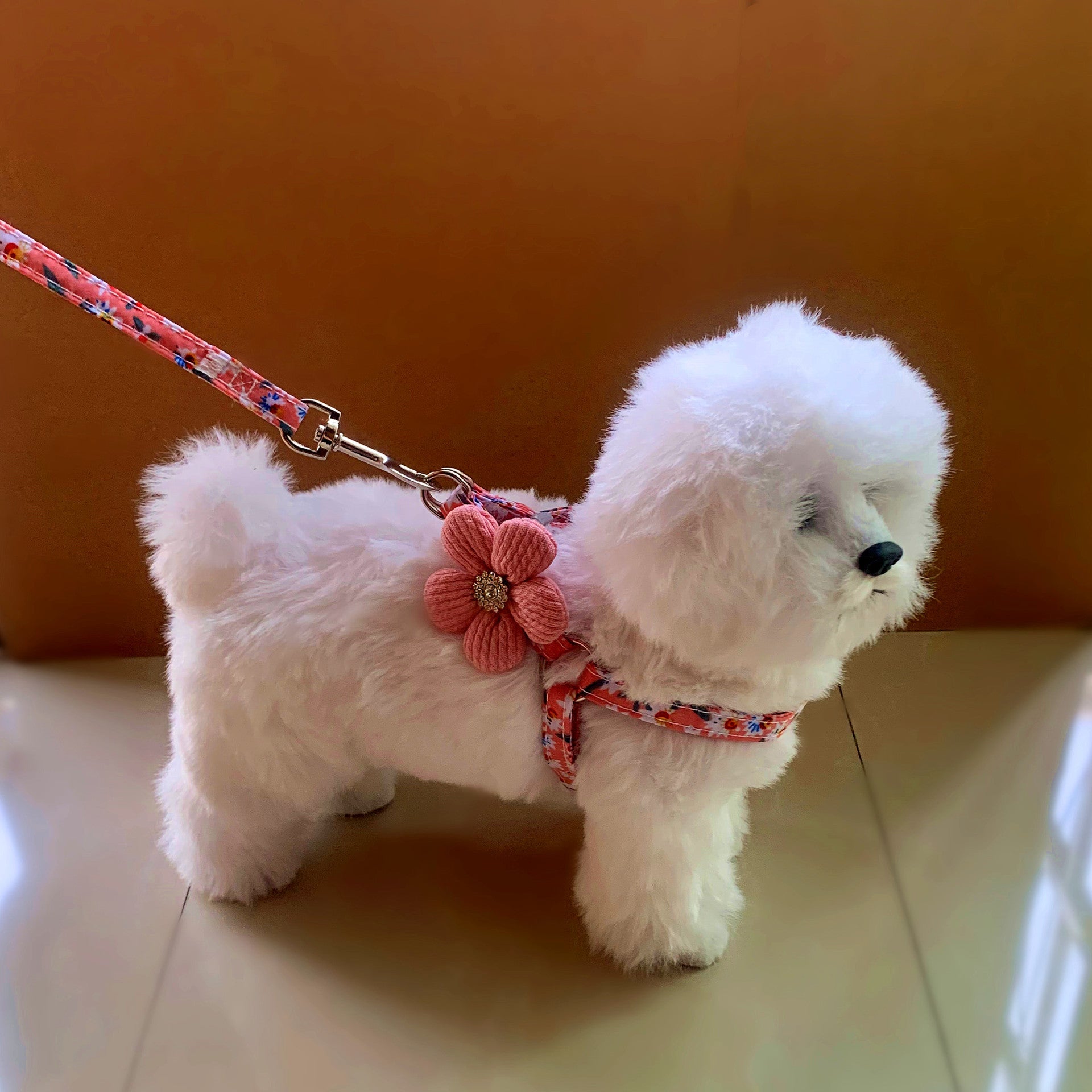 HKM-197907 Adjustable Pet Chest Strap with Traction Rope for Cats - Various Colors Available