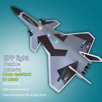 HKM-197971 Remote Control EPP Foam Fighter Aircraft Glider Toy for Outdoor Flying, Ready-to-Fly, 14+ Years