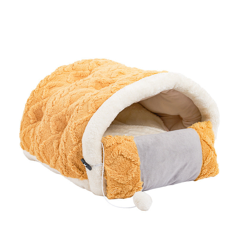 HKM-198099 Arctic Velvet Game Machine Warm Semi-enclosed Cat Litter Pet Supplies