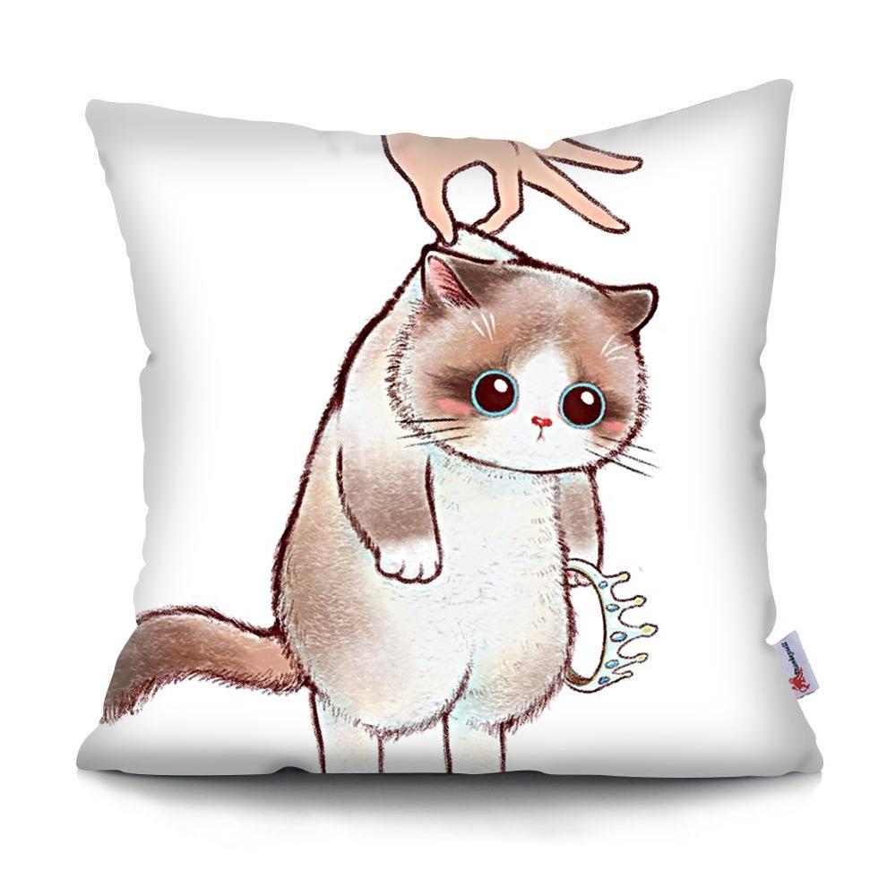 HKM-198099 Super Soft Linen Velvet Sofa Pillow Cushion Backrest