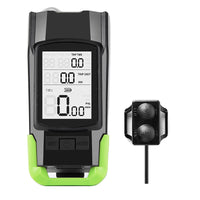 HKM-198227 All-In-One Wireless Bicycle Code Meter with USB Rechargeable Front Light for Night Riding