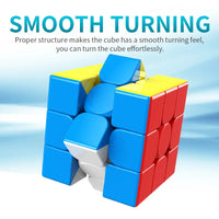 HKM-198291 4Pcs Magic Speed Cube Set 2x2 3x3 4x4 5x5 Magnetic Educational Puzzle Toy for All Ages