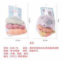 HKM-198547 Baby Silicone Stacking and Nesting Block Toy Set for Developmental Play