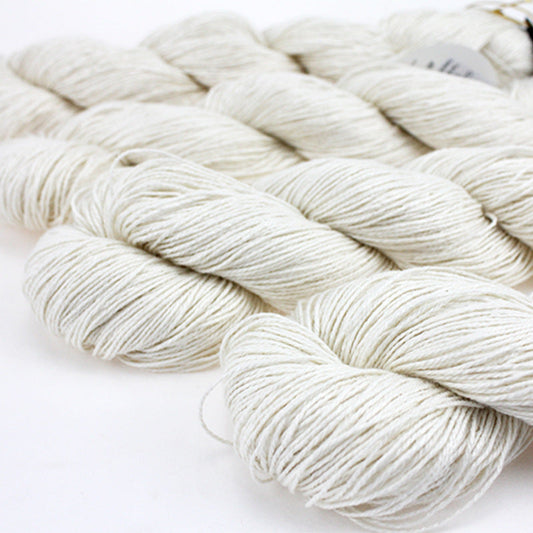 HKM-198547 Hand-Knitted Primary Color Silk Cotton Wool - 50% Silk, 50% Cotton, 100g, 330m