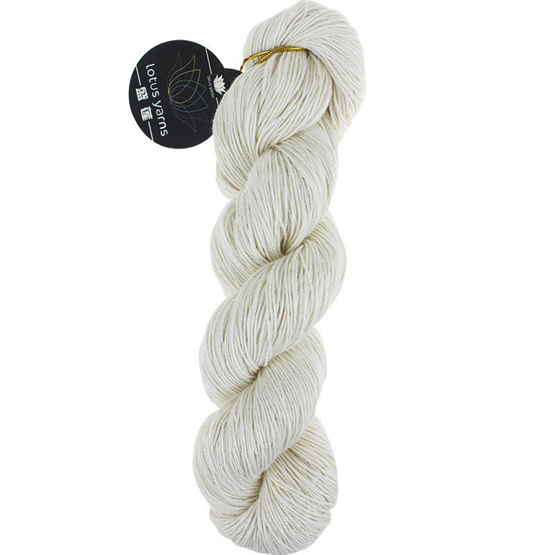 HKM-198547 Hand-Knitted Primary Color Silk Cotton Wool - 50% Silk, 50% Cotton, 100g, 330m