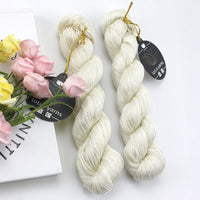 HKM-198547 Hand-Knitted Primary Color Silk Cotton Wool - 50% Silk, 50% Cotton, 100g, 330m