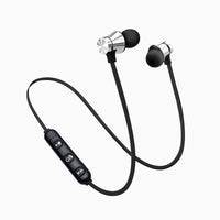 HKM-198611 Magnetic Wireless In-Ear Bluetooth Headset with Voice Control and Stereo Sound