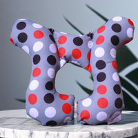HKM-198675 Children's Car Seat Head Protection Pillow - Soft Polyester Fiber, Modern Design, 26x26cm, Available in Various Fun Colors