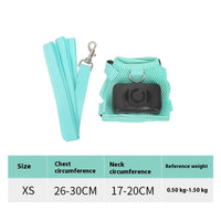 HKM-198675 Cooling Dog Harness with Light Up Features and Breathable Mesh Fabric for Small Pets