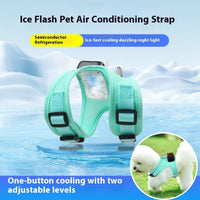 HKM-198675 Cooling Dog Harness with Light Up Features and Breathable Mesh Fabric for Small Pets