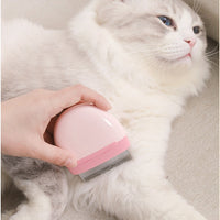 HKM-198803 Double Pocket and Hook Pet Hair Comb Collection for Easy Grooming