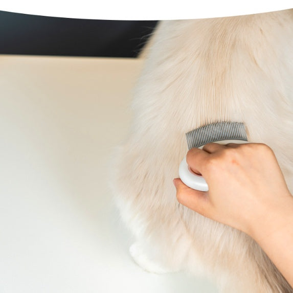 HKM-198803 Double Pocket and Hook Pet Hair Comb Collection for Easy Grooming
