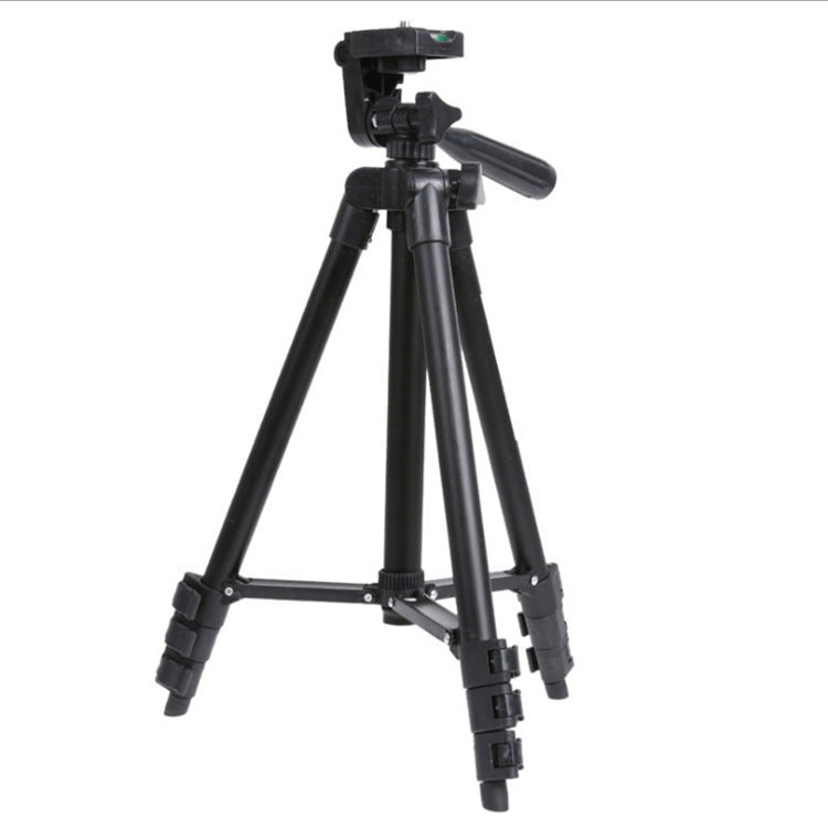 HKM-198931 Lightweight Portable Aluminum Alloy Tripod with 3D Pan/Tilt and Quick Release Panel for Cameras