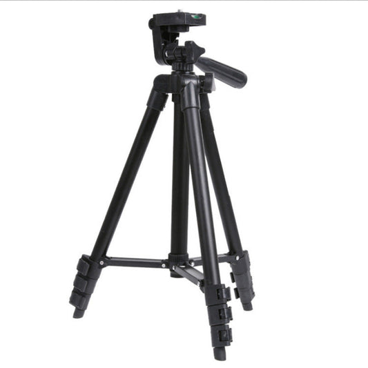 HKM-198931 Lightweight Portable Aluminum Alloy Tripod with 3D Pan/Tilt and Quick Release Panel for Cameras