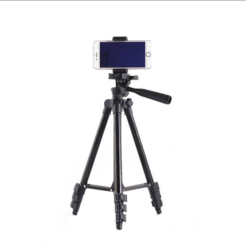 HKM-198931 Lightweight Portable Aluminum Alloy Tripod with 3D Pan/Tilt and Quick Release Panel for Cameras