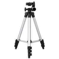 HKM-198931 Lightweight Portable Aluminum Alloy Tripod with 3D Pan/Tilt and Quick Release Panel for Cameras