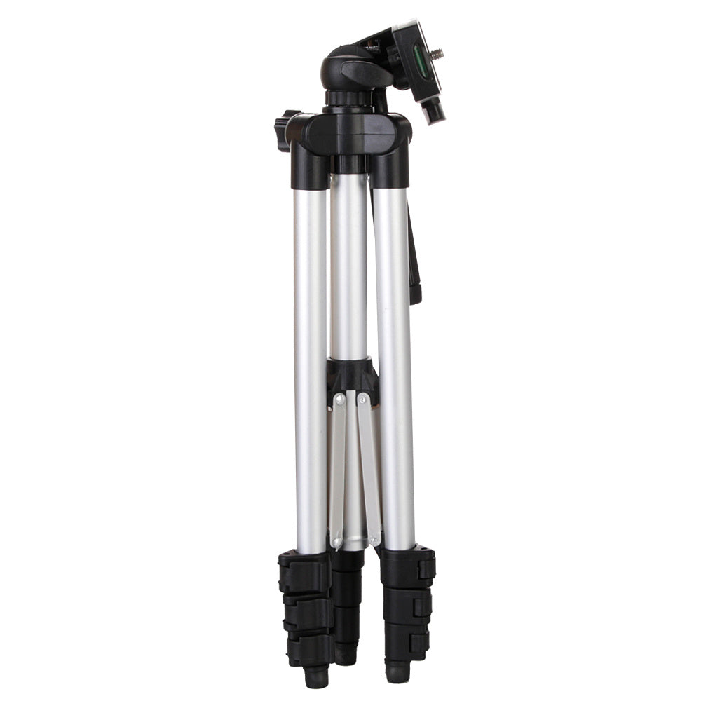 HKM-198931 Lightweight Portable Aluminum Alloy Tripod with 3D Pan/Tilt and Quick Release Panel for Cameras