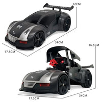 HKM-199123 Shooting Bullet RC Deformation Sports Car - Remote Control Stunt Drift Vehicle