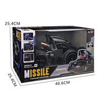 HKM-199123 Shooting Bullet RC Deformation Sports Car - Remote Control Stunt Drift Vehicle