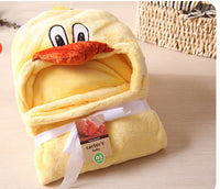 HKM-199187 3D Animal Design Flannel Hug Blanket for Infants, Soft & Versatile, 76x102cm