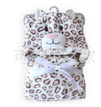 HKM-199187 3D Animal Design Flannel Hug Blanket for Infants, Soft & Versatile, 76x102cm