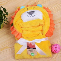 HKM-199187 3D Animal Design Flannel Hug Blanket for Infants, Soft & Versatile, 76x102cm