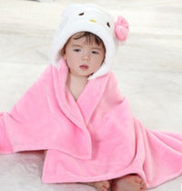 HKM-199187 3D Animal Design Flannel Hug Blanket for Infants, Soft & Versatile, 76x102cm