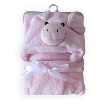 HKM-199187 3D Animal Design Flannel Hug Blanket for Infants, Soft & Versatile, 76x102cm