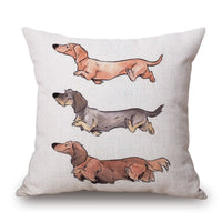 HKM-199251 Scandinavian Style Heart Pattern Peach Skin Pillowcase Cushion Cover 45x45 cm