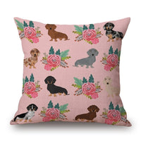 HKM-199251 Scandinavian Style Heart Pattern Peach Skin Pillowcase Cushion Cover 45x45 cm