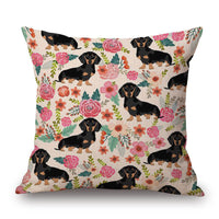 HKM-199251 Scandinavian Style Heart Pattern Peach Skin Pillowcase Cushion Cover 45x45 cm