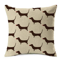 HKM-199251 Scandinavian Style Heart Pattern Peach Skin Pillowcase Cushion Cover 45x45 cm