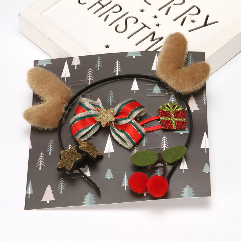 HKM-199315 Christmas Cloth Gift Set – Festive 16x16cm Decor Collection