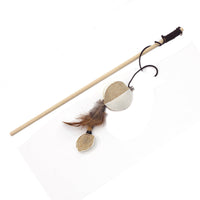 HKM-199507 Funny Bite-Resistant Cat Stick Toy with Variety of Colorful Attachments