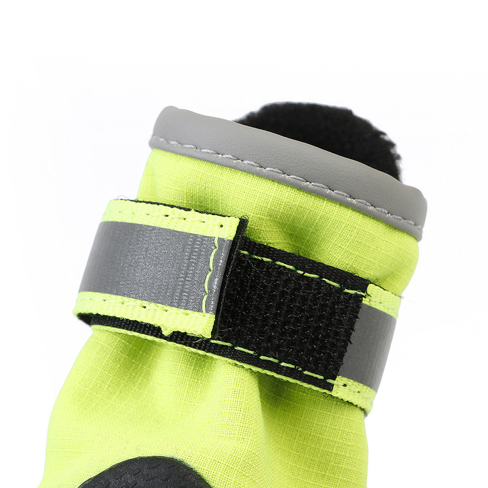 HKM-199571 Durable Wear-Resistant Waterproof Dog Shoes for Outdoor Activities - Small to Large Sizes Available