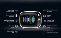 HKM-199571 Portable Smart Bluetooth Speaker and Alarm Clock Combo