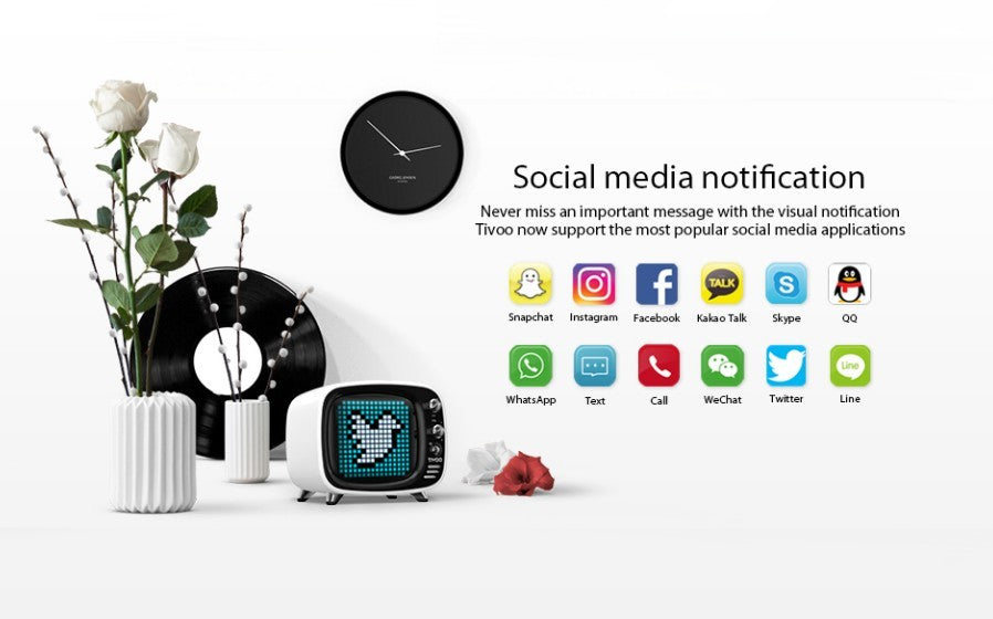 HKM-199571 Portable Smart Bluetooth Speaker and Alarm Clock Combo