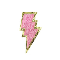 HKM-199635 Lightning Embroidered Cloth Stickers for DIY Projects - Versatile Polyester Options