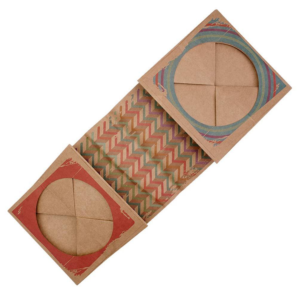 HKM-199699 Peekaboo Cat House Tunnel with Kraft Paper, Spacious Design for Cats 61x22x22cm