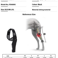 HKM-199699 Pet Joint Protector Knee Pad with Auxiliary Strap for Postoperative Support - Available in Multiple Sizes