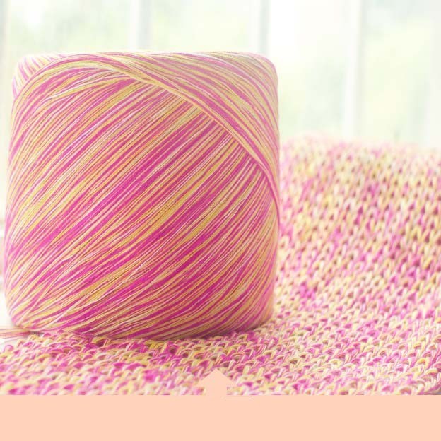 HKM-199699 Soft Hand-Knitted Cotton Blended Yarn for DIY Projects