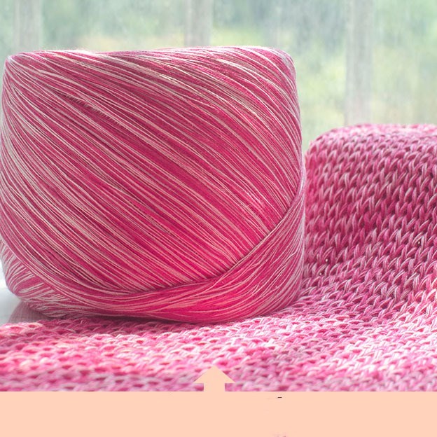 HKM-199699 Soft Hand-Knitted Cotton Blended Yarn for DIY Projects